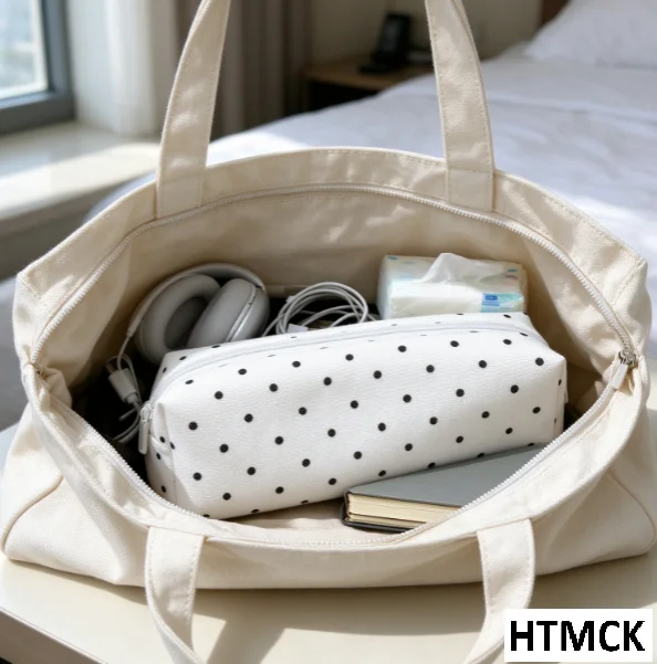 Polka Dot Design Pencil Case Large-capacity Soft Touch Pen Bag Stationery Pouch Stationery Organizer Back To School