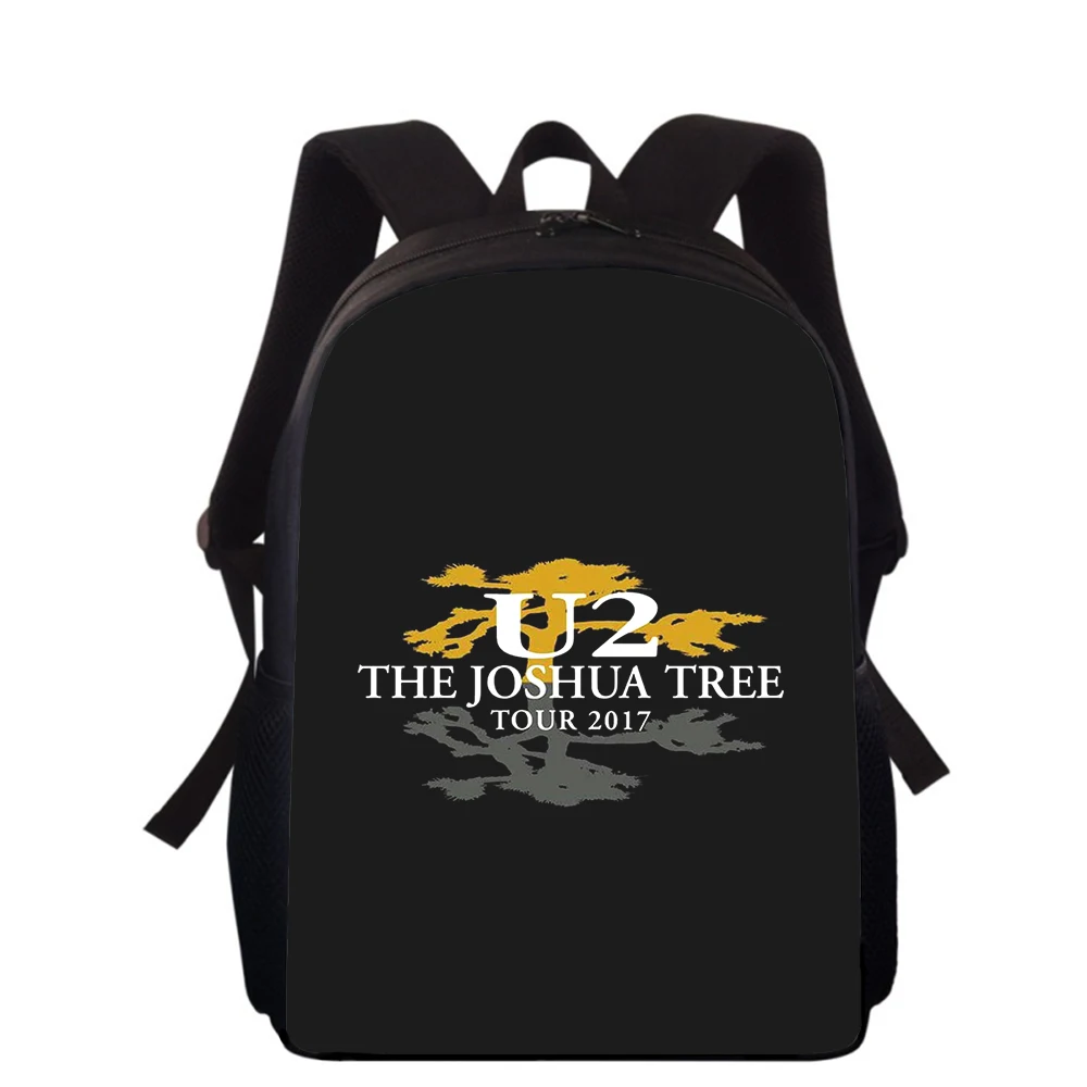 

U2 band 16" 3D Print Kids Backpack Primary School Bags for Boys Girls Back Pack Students School Book Bags