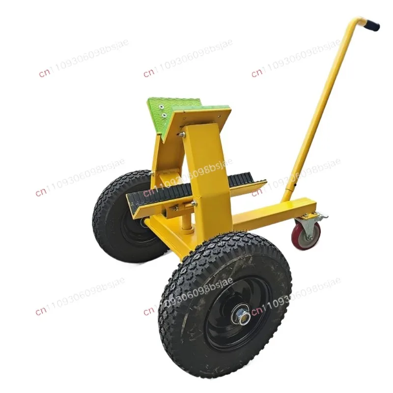 Marble slab handling splint truck Large ceramic tile Stone slab Hand push transfer truck Construction site Heavy mobile truck