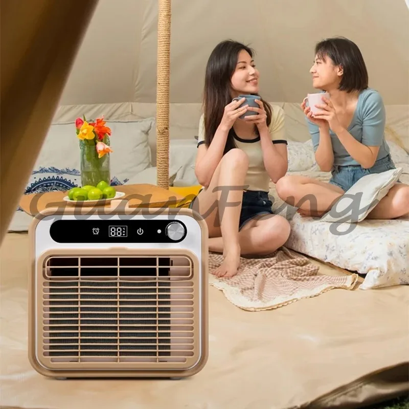 Split mobile air conditioner, portable camping tent air conditioner free of installation