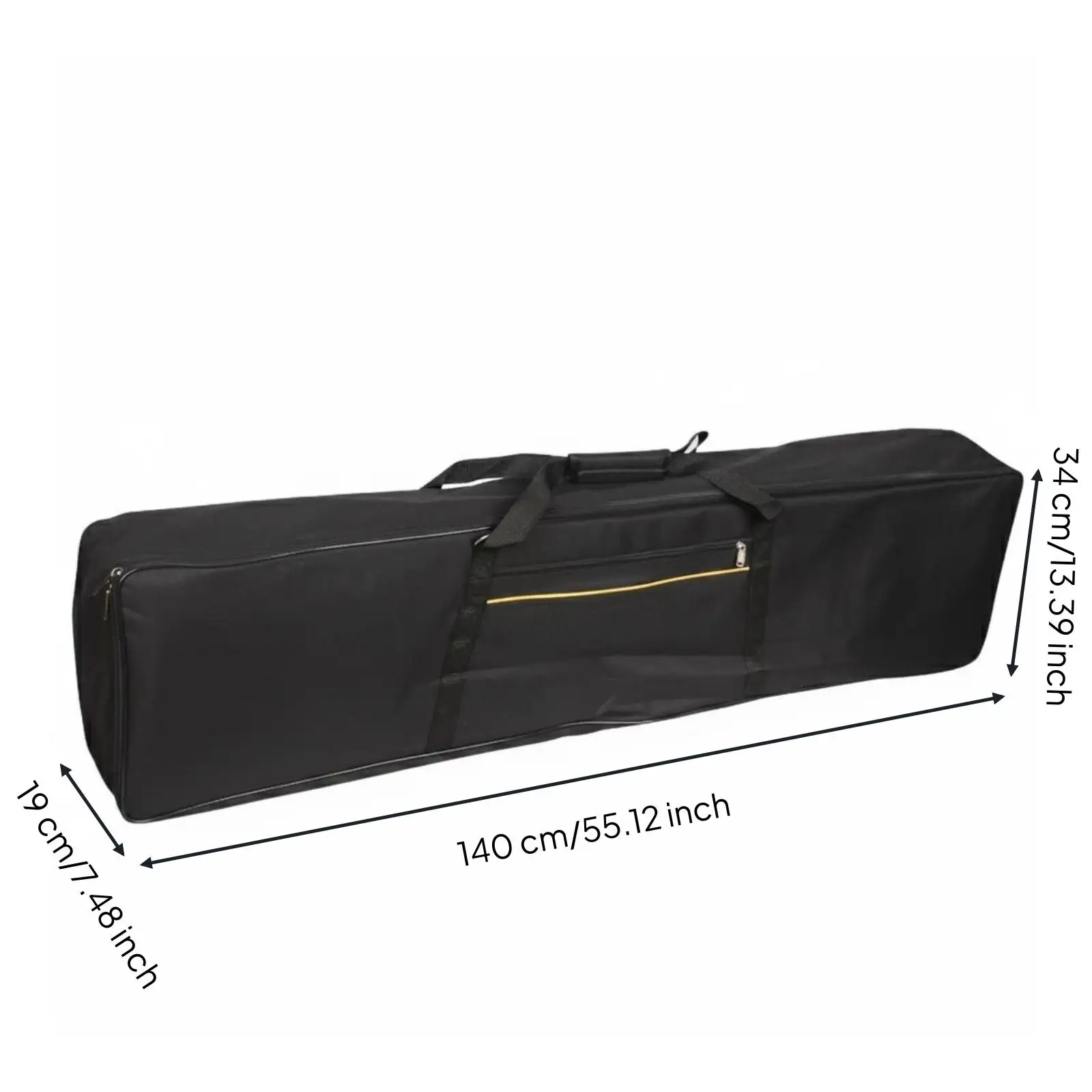 88 Keys Electric Piano Case Waterproof Padded Musical Keyboard Cover for Carrying Storage and Rehearsal - view 5