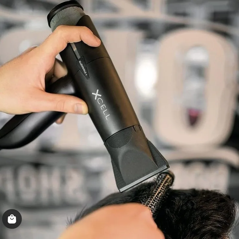 GAMMA XCell Professional เครื่องเป่าผมน้ําหนักเบาพิเศษมอเตอร์ดิจิตอลเทคโนโลยีไอออนิกกระซิบเงียบ 12 ความร้อน/ความเร็ว
