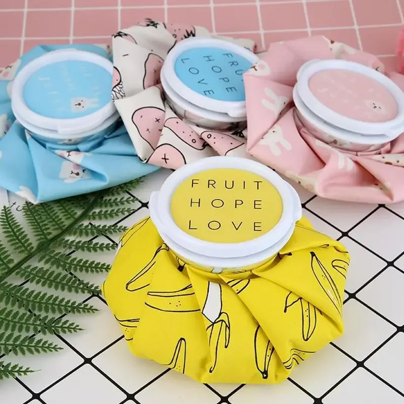 

Reusable Cartoon Water Filling Cloth Ice Pack Cute Cold Hot Therapy Physiotherapy Exercise Physical Cooling Heating Pad