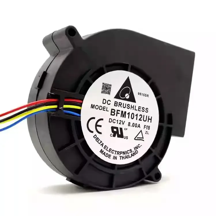 LY For Delta BFM1012UH DC 12V 8.00A Blower Centrifugal Cooling Fan 4-Wire PWM High Speed Server Miner Exhaust Ventilation Fan