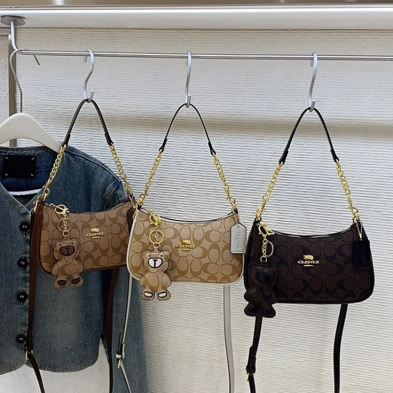 حقيبة كتف نسائية أنيقة مصنوعة من جلد كانيون المطبوع الراقية سان مارينو كاجوال واسعة وناعمة