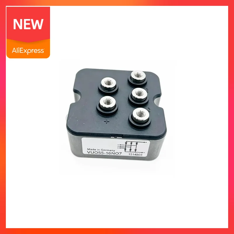 Original VUO55 Series VUO55-12NO7 VUO55-14NO7 VUO55-16NO7 VUO55-18NO7 3 Phase Power Rectifier Diode Bridge Module