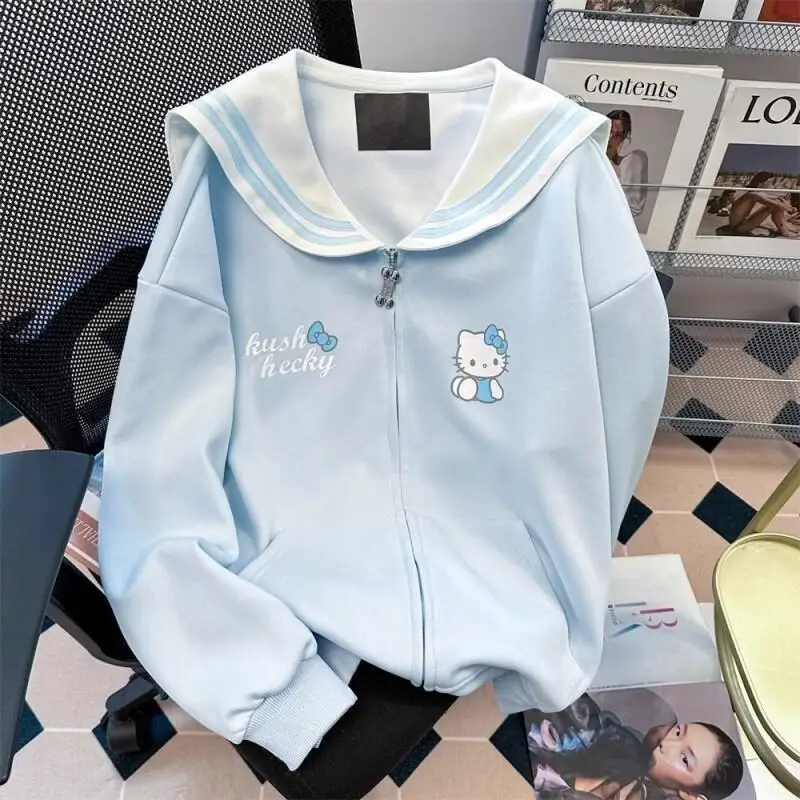 

Sanrio Hello Kitty Kawaii аниме модный повседневный комплект женская дешевая женская одежда из двух предметов с бесплатной доставкой женские распродажи