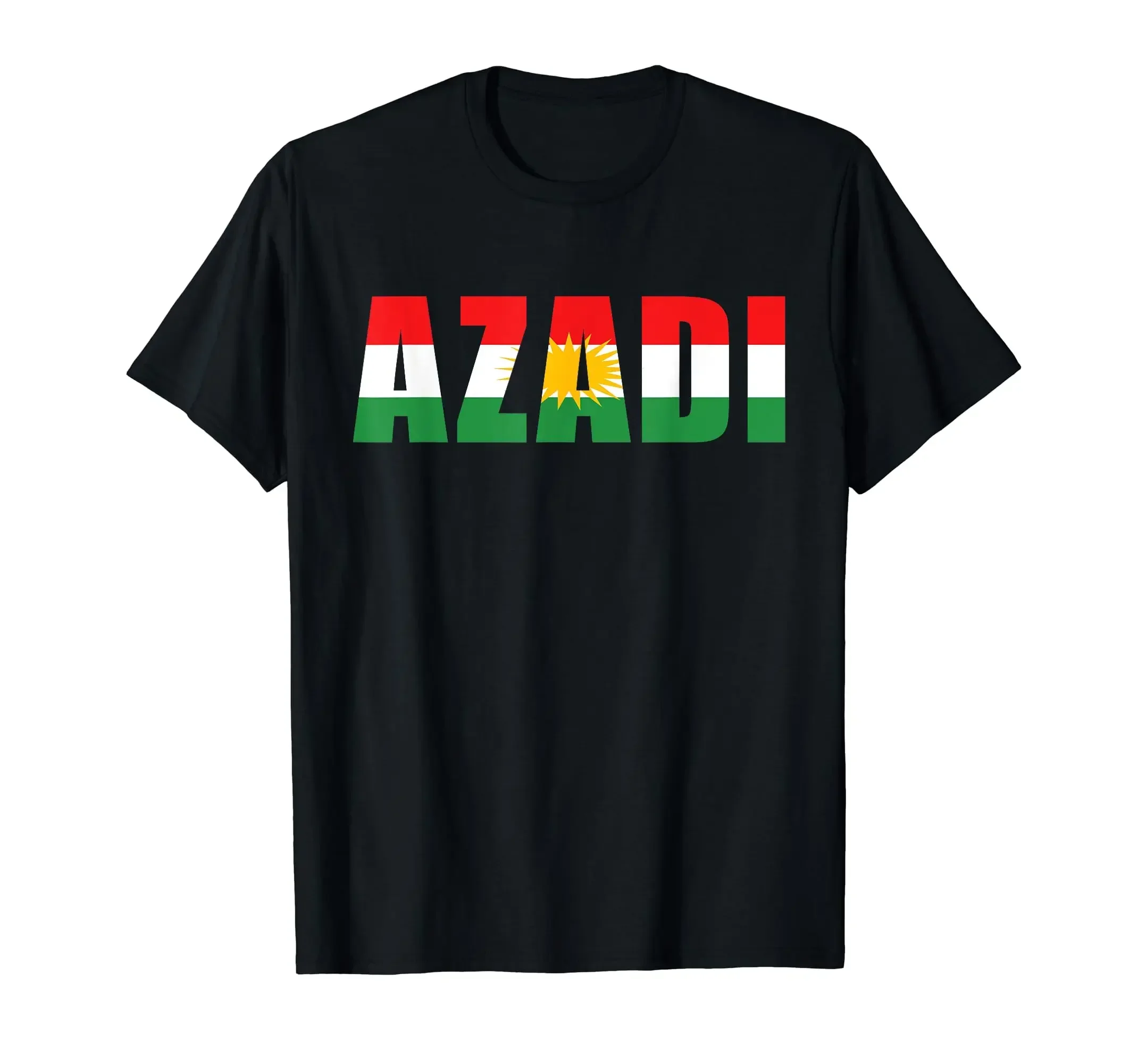 UNISEX T Shirts MEN WOMEN graphic t shirts jojo bizarre adventure Size S-5XL 100% Cotton Kurdistan Kurdish flag Kurds T-Shirt