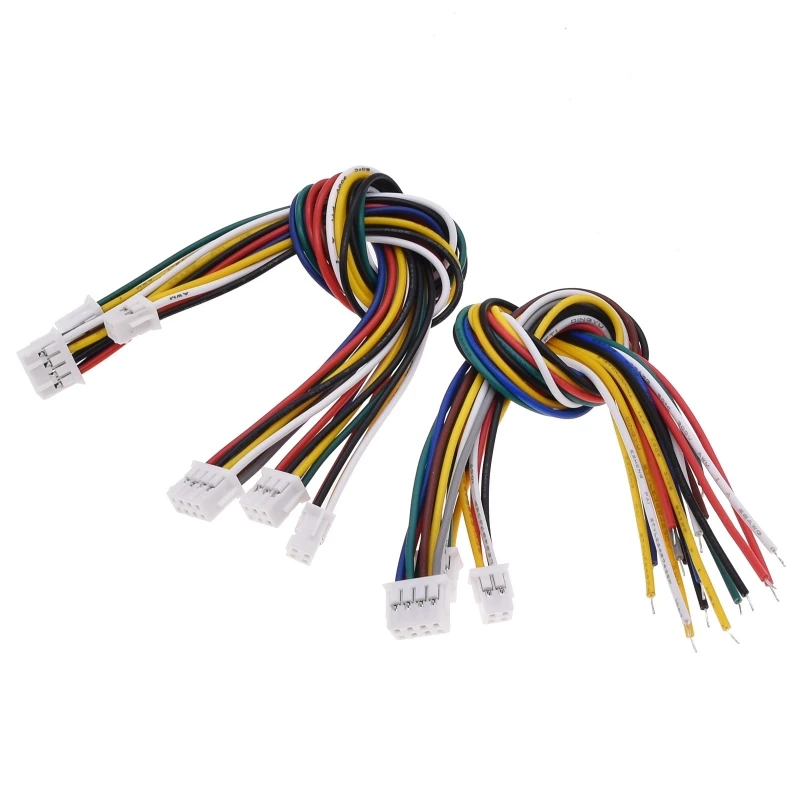 5Pcs PHD 2.0MM Wire Cable Connector 2x2/3/4/5/6/7/8/9/10/11/12/13/14/15/16/20 Pin Pitch Female Plug Socket 10cm 20cm 30cm