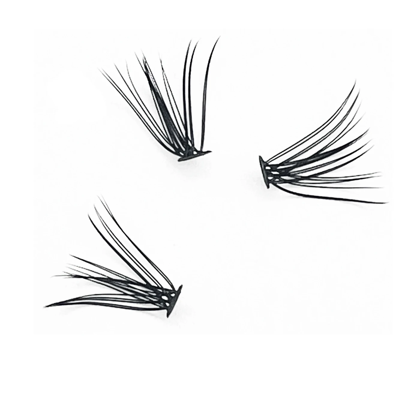 Natürlich aussehende 20D-DIY-Wimpern – weiche, wispige Cluster-Wimpern in gemischten Längen (9–16 mm) – D-Curl, flauschig und voluminös, wiederverwendbar