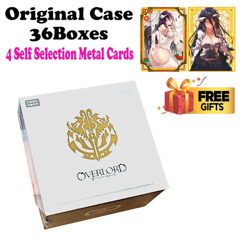 

Case Wholesale Bargain Price Overlord Booster Box Japanese Anime Figure Albedo Trading Game CCG TCG Collection Card For Gift