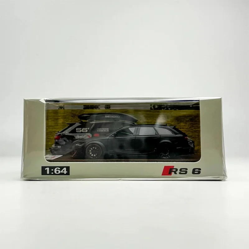 1:64 Jec Audi Rs6 Earthenware Jar Travel Dtm Limited Edition Simulation Resin Miniature Car Model Custom Children'S Toy Ornament