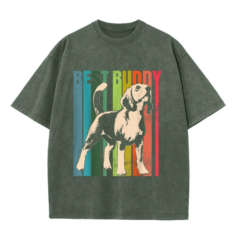 Beagle Dog T-Shirt Топ Y2k Graphic T Shirts Autumn Casual Life Style Tee Women Shirt Puppy Fan Dad Animal Lover Cotton