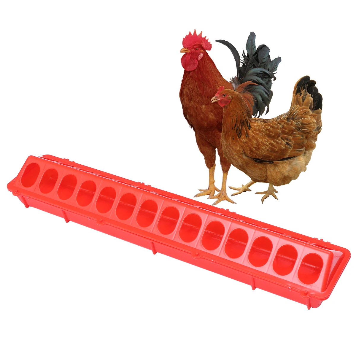 

Pigeon Feeder Bird Supplies Creative Slot Design Easy Clean Safe Durable Food Tank Chicken Stock Trough Window Feeder Manger