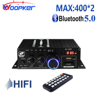 Woopker amplifier AK380 Bluetooth compatible digital audio amplifier maximum power 800w HIFI bass FM music subwoofermedia player