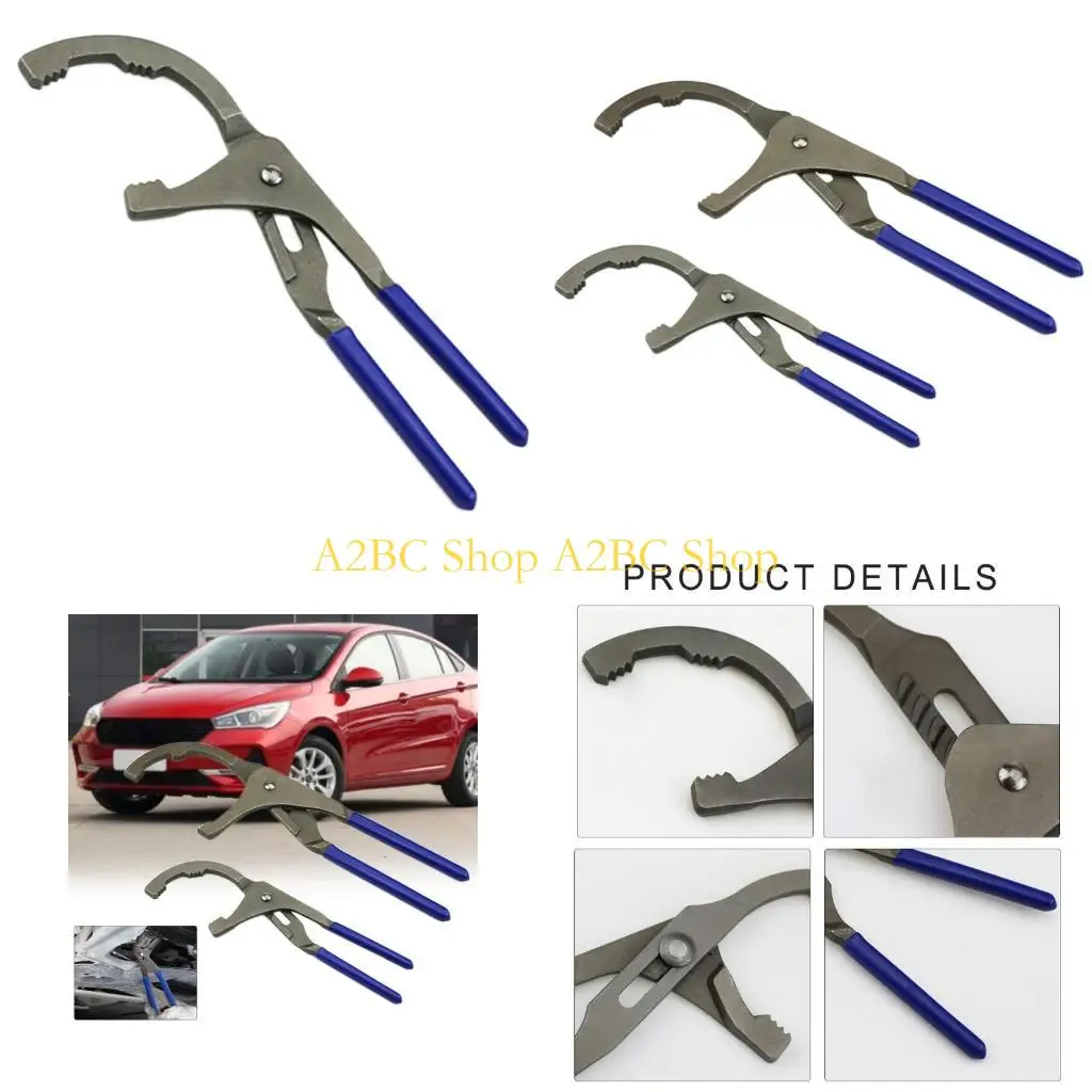 

A2BC 9''/12" Oil Filter Pliers Clamp Type Wrench Adjustable Hand Tool Oil Filter Tool