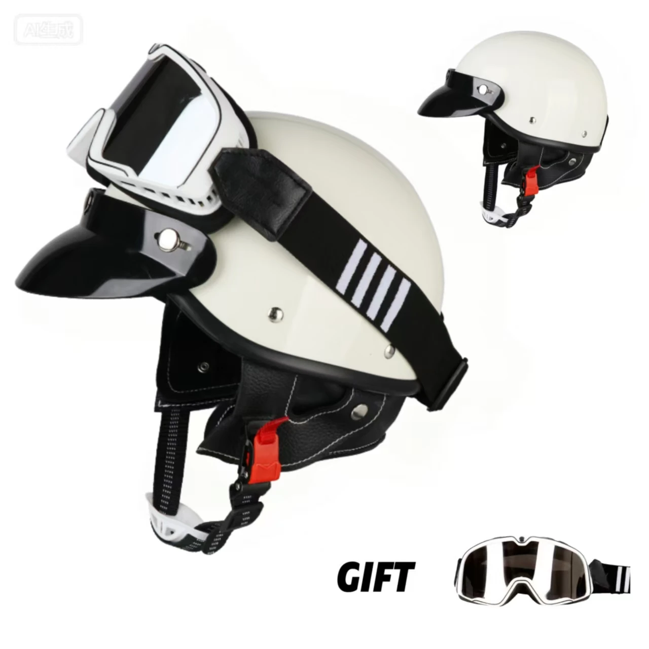 

Ретро мотоциклетный полушлем, совок, мотоциклетный шлем круизный, защитный шлем