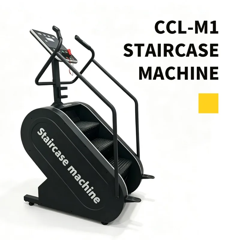 YTYIN Commercial Magnetic Stair Climber Gym Fitness Machine 0-15 Levels Adjustable Speed 15-164 Steps/Min Max Load 160kg Stair S