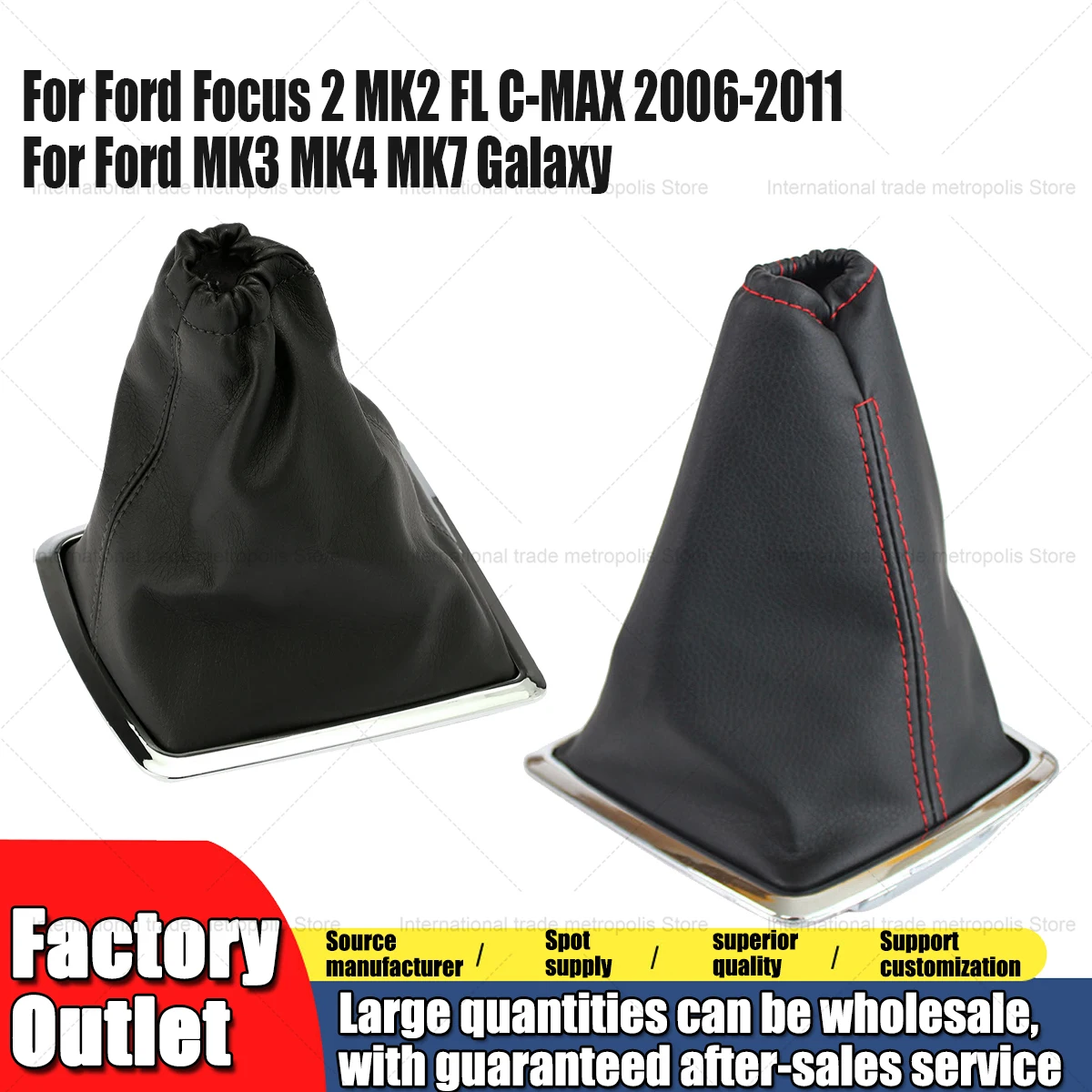 

Автомобильная ручка переключения передач Red Line Black Line с базой для Ford Focus 2006-2011 - аксессуар для автомобильной коробки передач Performance