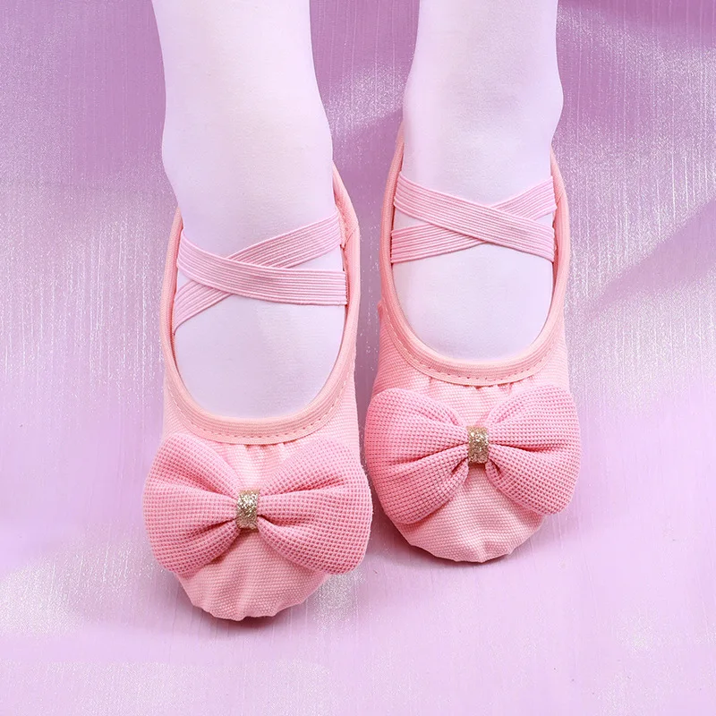 Japanese Style Ballet Shoes Child Girls Adult Dance Shoes Women 2023 New in Ballet Shoes for Dancing Ballet Accessories Bow