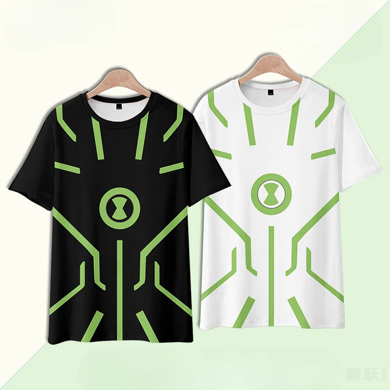 Ben10 T-Shirt Cartoon T Shirts for Boys Girls Funny Tshirt Children's Clothing Ben Tennyson 10 Graphic Tee Shirts Kids Clothes