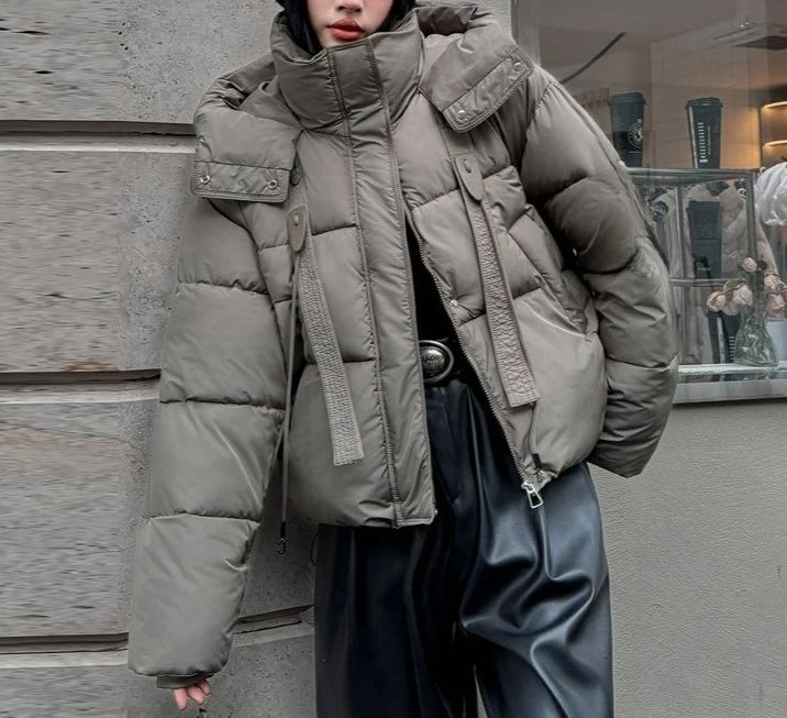 2025 Winter Style Cozy Cotton Coat for Petite Women - Thick and Versatile Outerwear