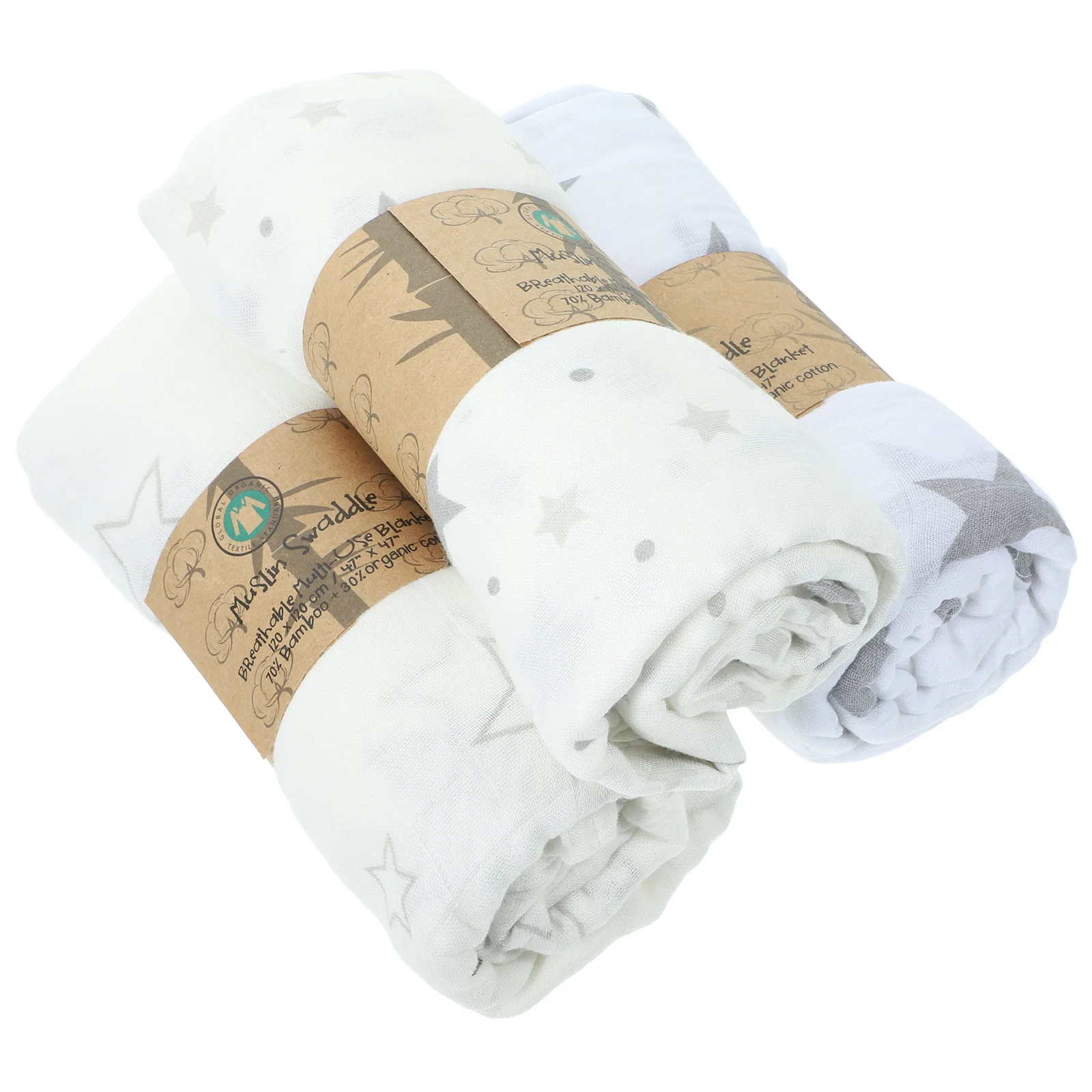 3 قطعة بطانيات الطفل للفتيات الفتيان الوليد قماط بطانية مريحة أنيقة الأمن طفل بطانية الطفل البطانيات للفتيات #6