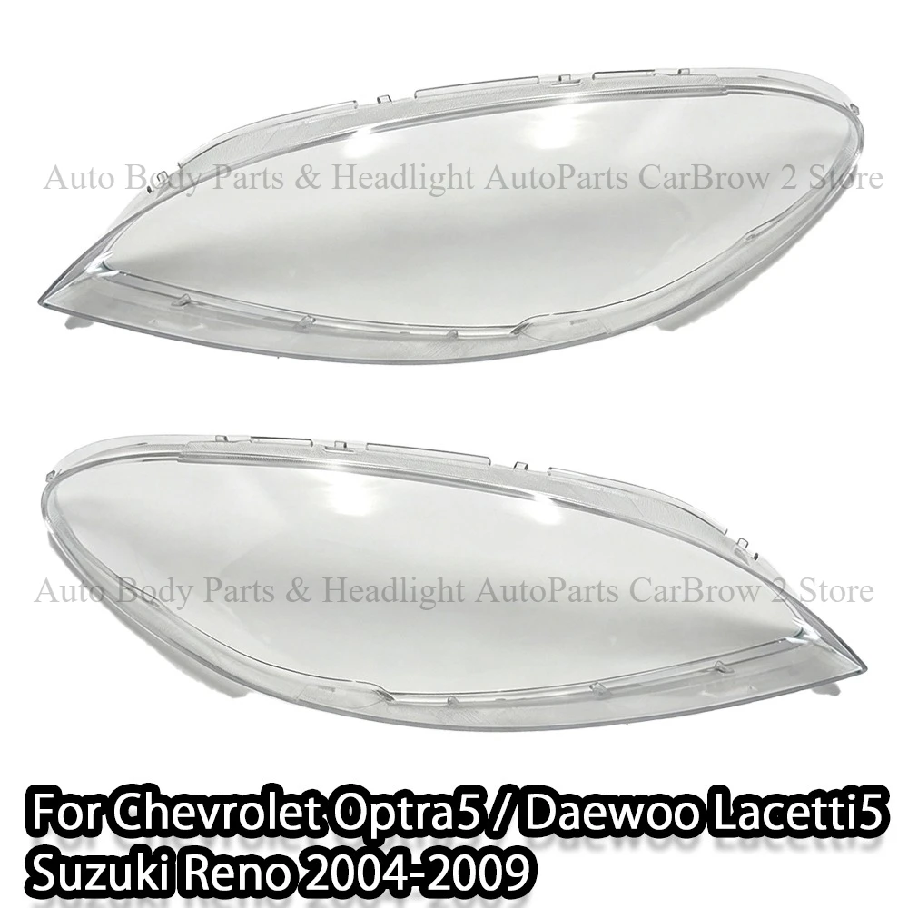 Auto Headlight Lens Cover Replacement For Chevrolet Optra5 / Daewoo Lacetti5 / Suzuki Reno 04‑09 Hatchback Transparent Shell