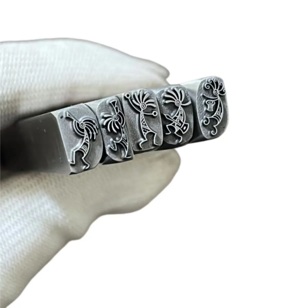 Jewelry Stamps, Ethnic-Style Patterns, Steel Stamps, Gold and Silver Bracelets, Rings, Chiseling Molds, Gold-Beating Tools