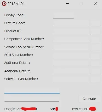 

NEW Cat Factory Password Generator 18 Digitals+USB Dongle+100 Pass