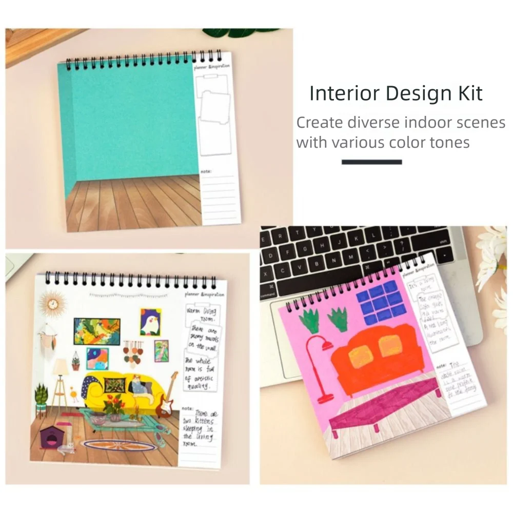 DIY Princess Dress Up Sticker Book Handmade Clothes Decor Girls Cutting Sticker Kit Educational Cartoon Makeup Coloring Book