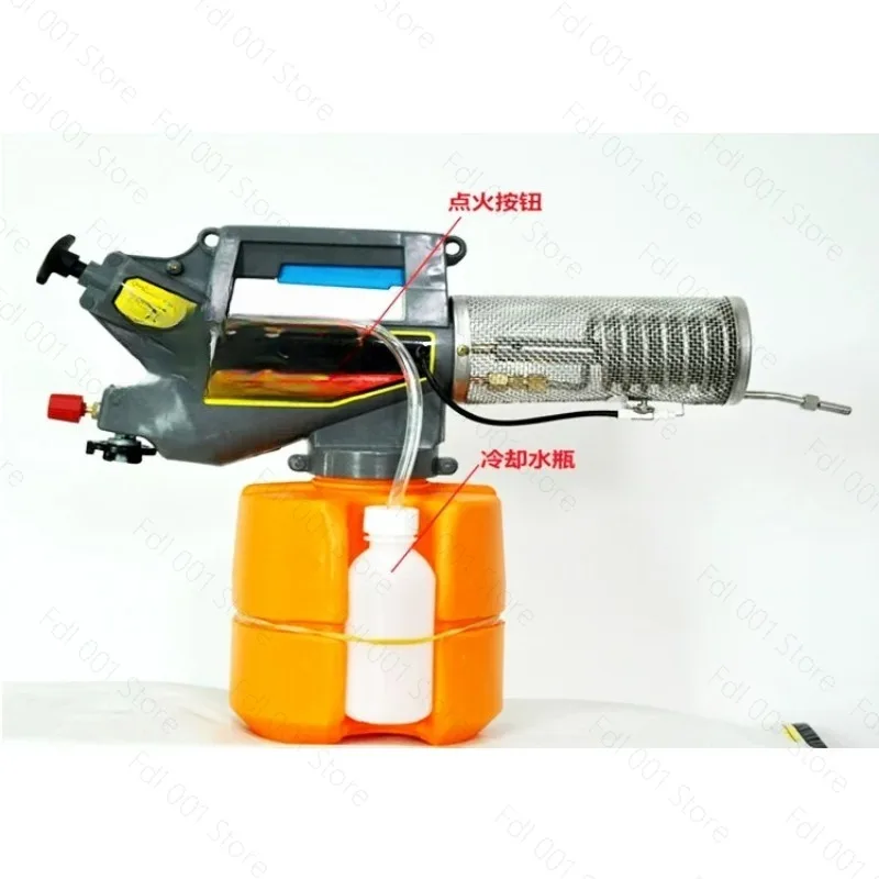 2L 2000 Mini Hot Mist Effective Mosquito Control Fumigation Sprayer Hydraulic Power Farm Use 2 Hours Spray