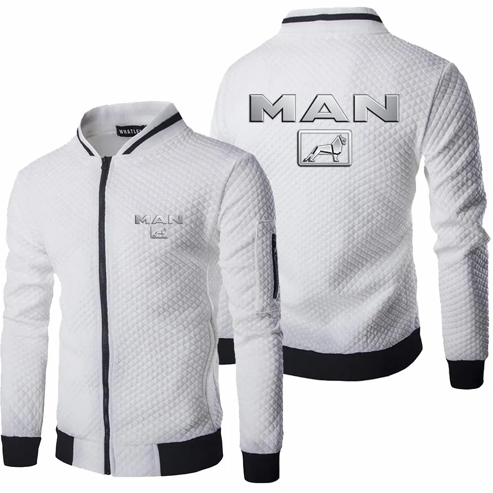 2023 New Mens MAN Truck Jacket Spring Autumn Long Sleeve Fashion Sportswear Casual Zipper Hoody Male Sweatshirts