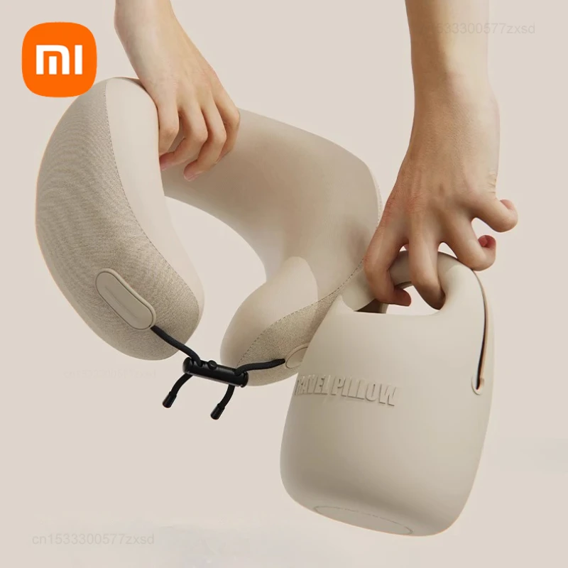 

Xiaomi EVERYTHINK Travel U-shaped Pillow Memory Sponge Chin Neck Support Portable Compact Travel Flight Neck Protection Pillow