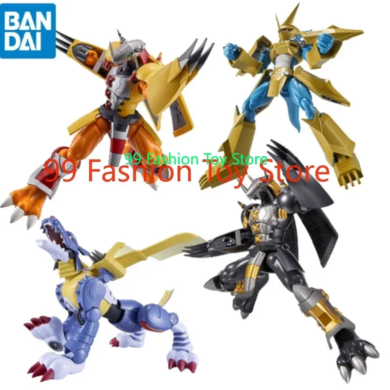 Original BANDAI SPIRITS Figure-rise Standard Digimon Adventure MetalGarurumon&War Greymon&Magnamon&Black War Greymon Action Toys