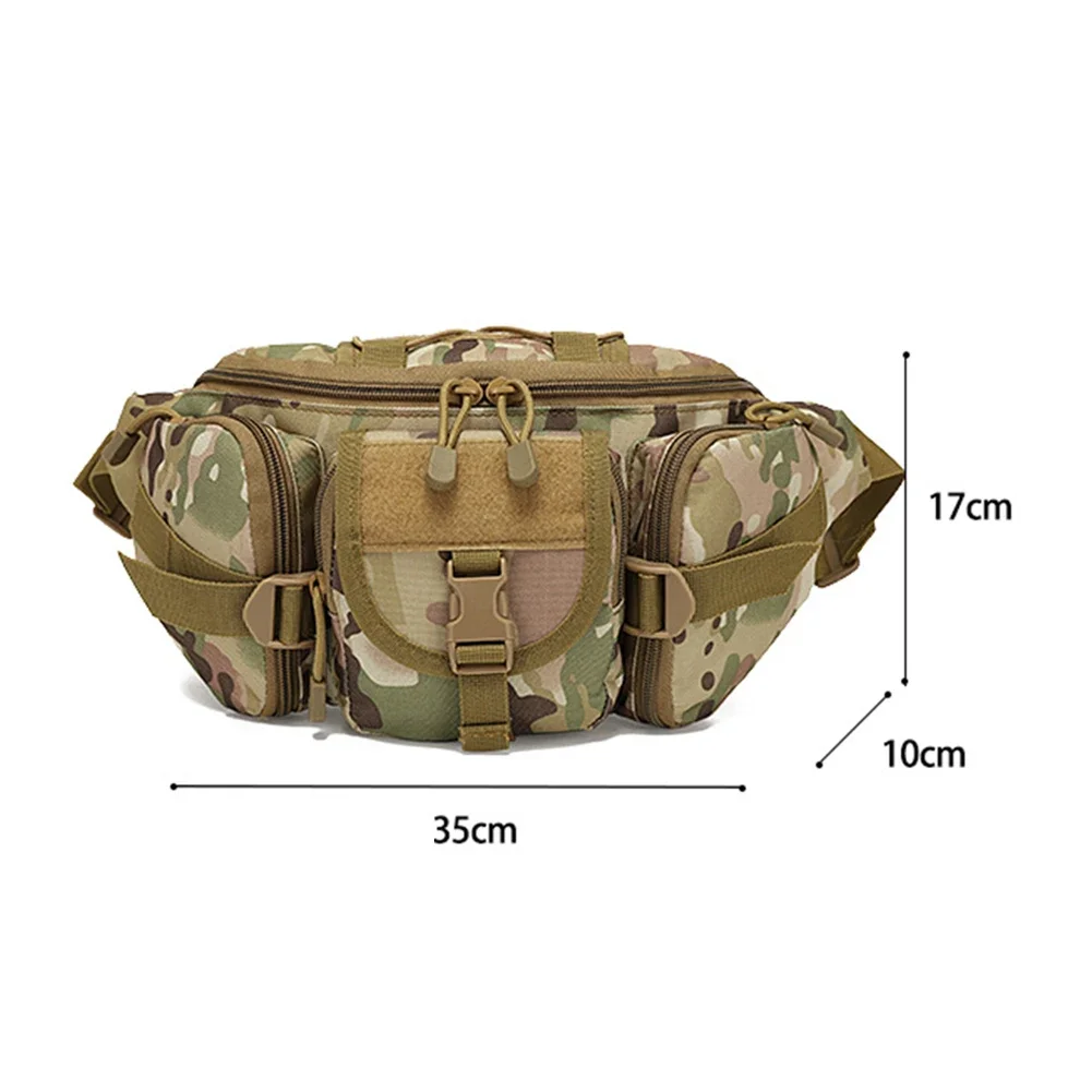 AliExpress Men's Tactical Fanny Pack Nylon Waist Bag - Outdoor Sports Cycling Travel Hiking Camping Hip Pack Small Utility Belt Bag