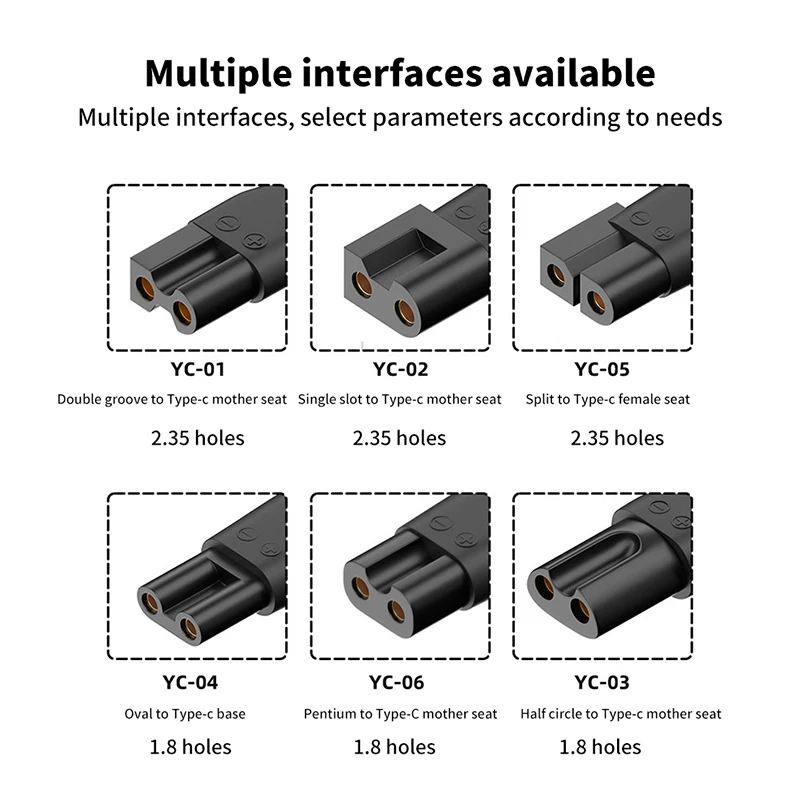 1pc USB Type C Charger Convetor Adapter Shaving Power Adapter for Universal Electric Hair Clipper Beard trimmers Shavers Razor