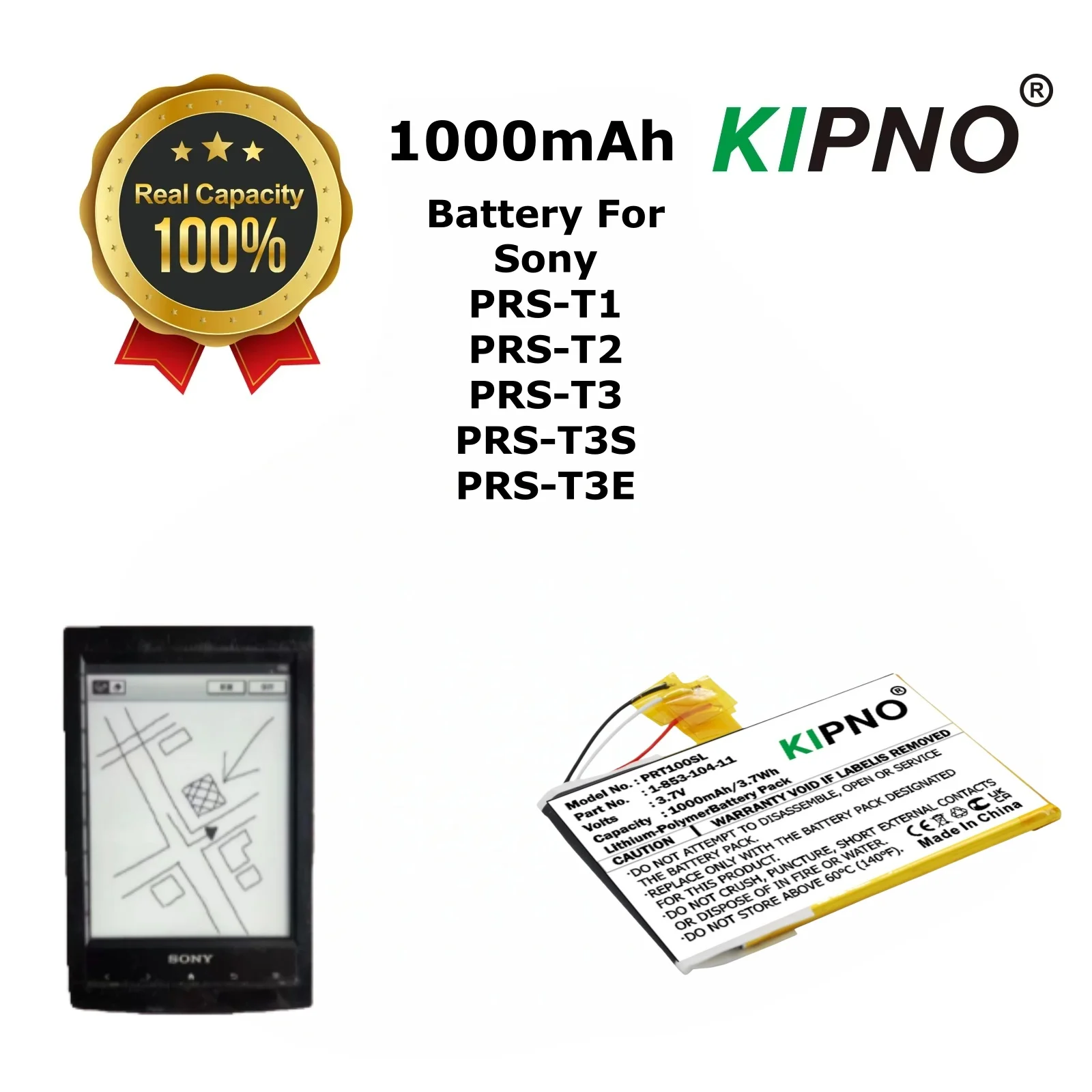 Kipno 1000Mah E-Rea…