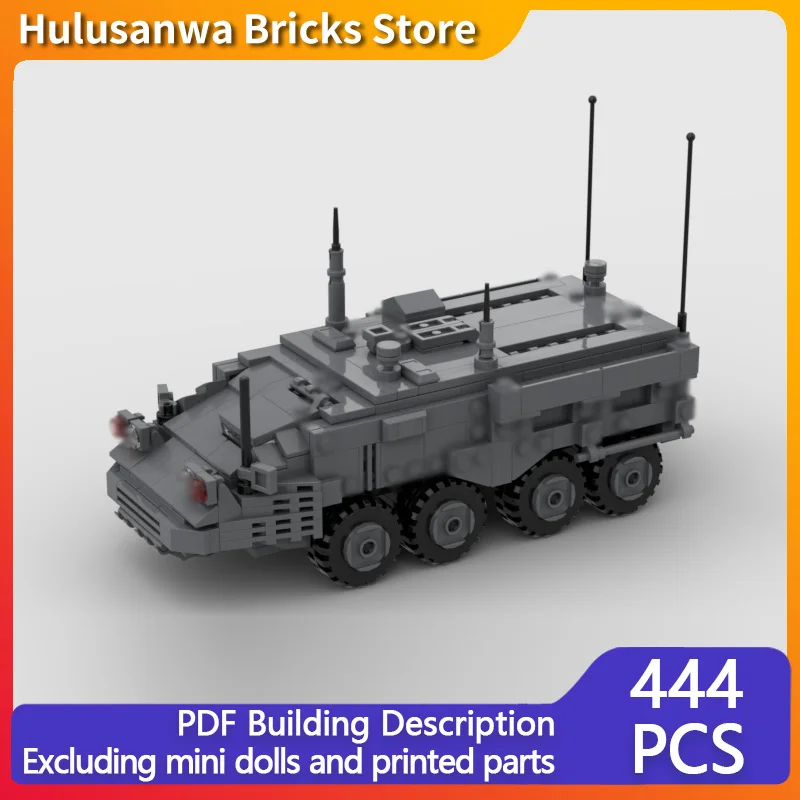 

Модель бронетехники M126: Конструктор MOC, Военная техника, Модульные технологичные подарки, Набор для сборки, Детские игрушки, Подарок на праздник