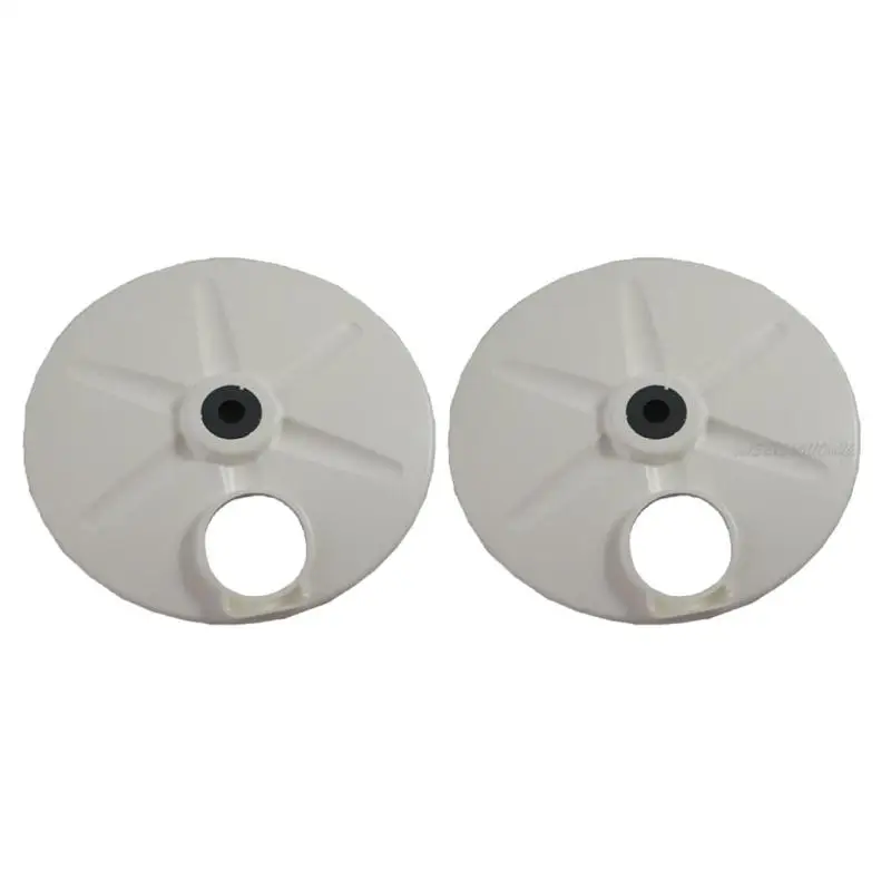 27rb 2pcs استبدال الغبار غلاف العجلة غطاء جزازة غطاء العجلة البلاستيكية الجزء الاستبدال جزء مناسب لنماذج جزازة العشب