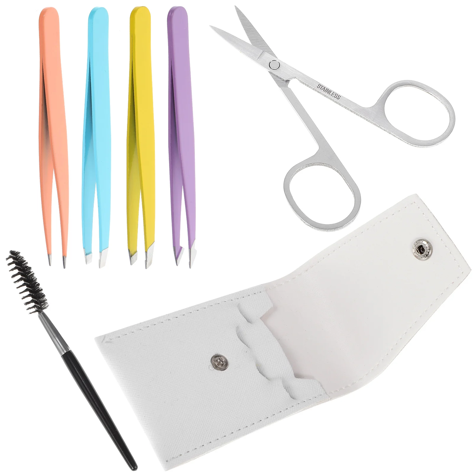 Eyebrow Clip Set Tweezer Tool Clamp Shaper Beauty Tools Trimming Portable Shaping Tweezers