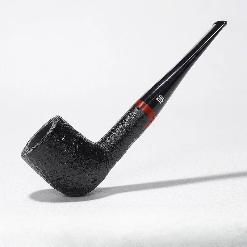 Handmade Briar Wood Tobacco Pipe 9mm Filter Mouthpiece Multiple Styles Apple Billiard Bent Smoking Pipe