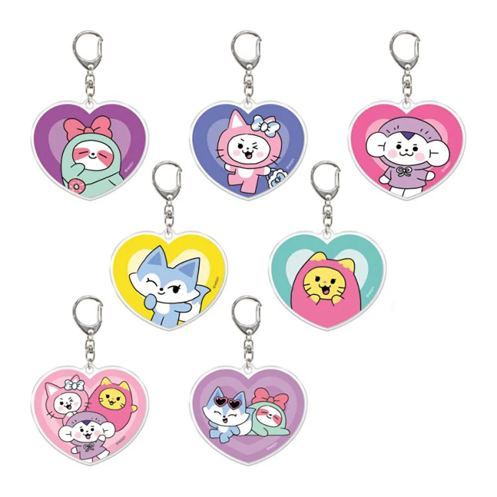 Брелок-подвеска в форме сердца KPOP ITZY WDZY, аксессуары для сумок Yuna Yeji Ryujin ChaerYeong, коллекционный подарок для фанатов