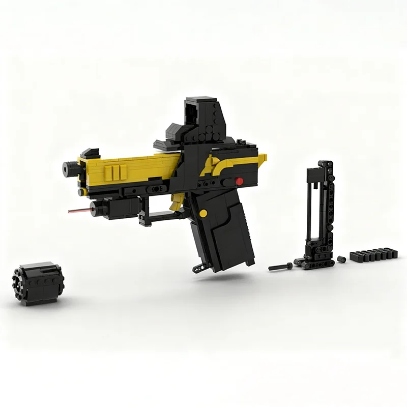 552pcs MOC Ranger Pistol Fortnite Model Building Blocks Construction DIY Creative Education Toy Festival Gift Idea Brick view 2