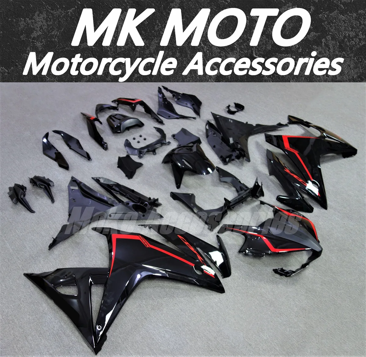 

Fairings Kit Fit For Cbr500R 2016 2017 2018 Bodywork Set 16 17 18 High Quality Abs Injection Red Bright Black