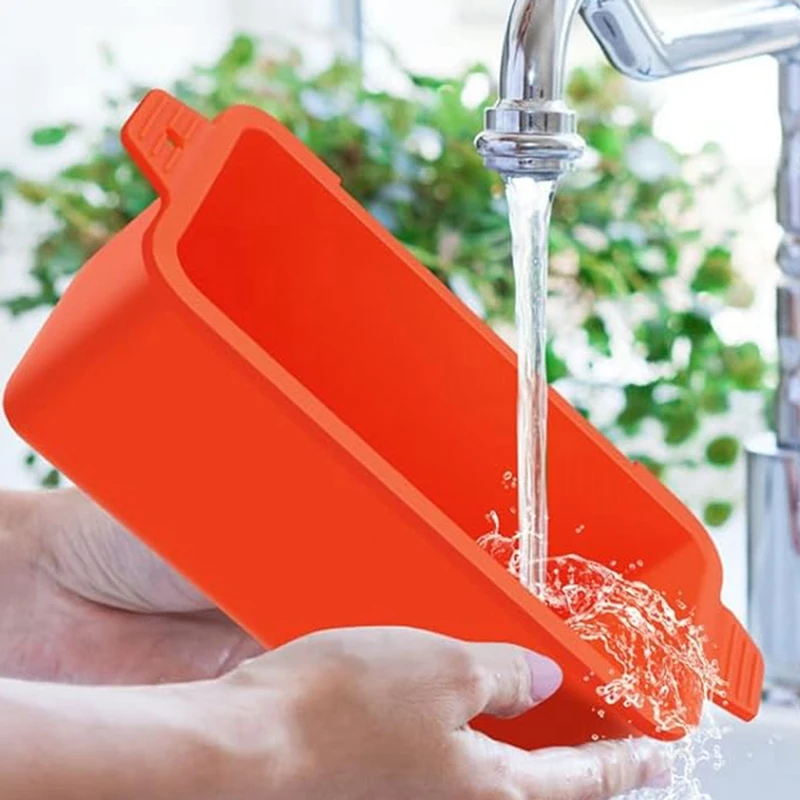 Silicone Grease Cup Liner, Reusable Grease Catcher Cup Liner BBQ Grease Pan, Drip Tray