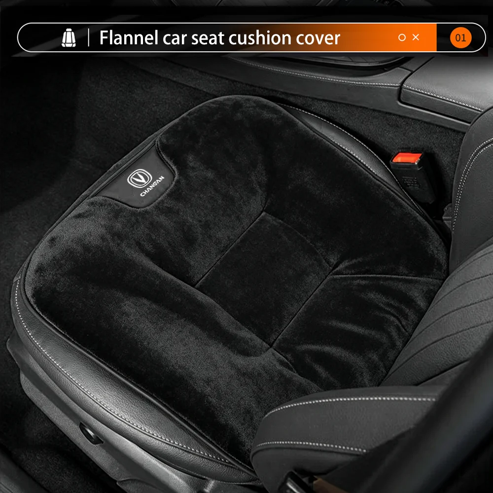Plush Car Seat Cushion Keep Warm Auto Seat Cover Back Supports Pad Protect Mat for Changan F70 CS55 X7 Plus Unik T CS25 CS35 CS5
