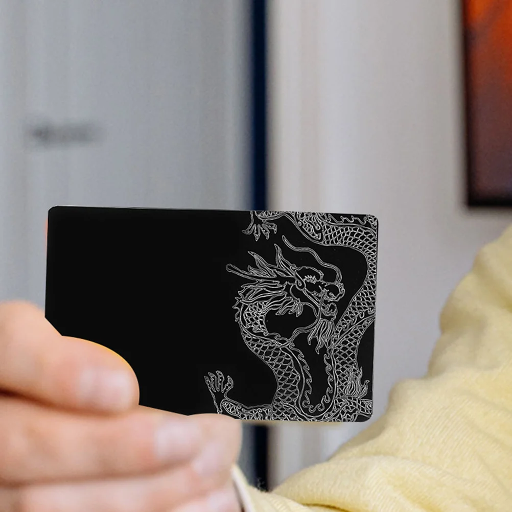 

10Pcs Aluminum Business Card Blanks Heavy Duty Engraving Name Tags for Door Plates Trophy Plaques and Labels Aluminum Card