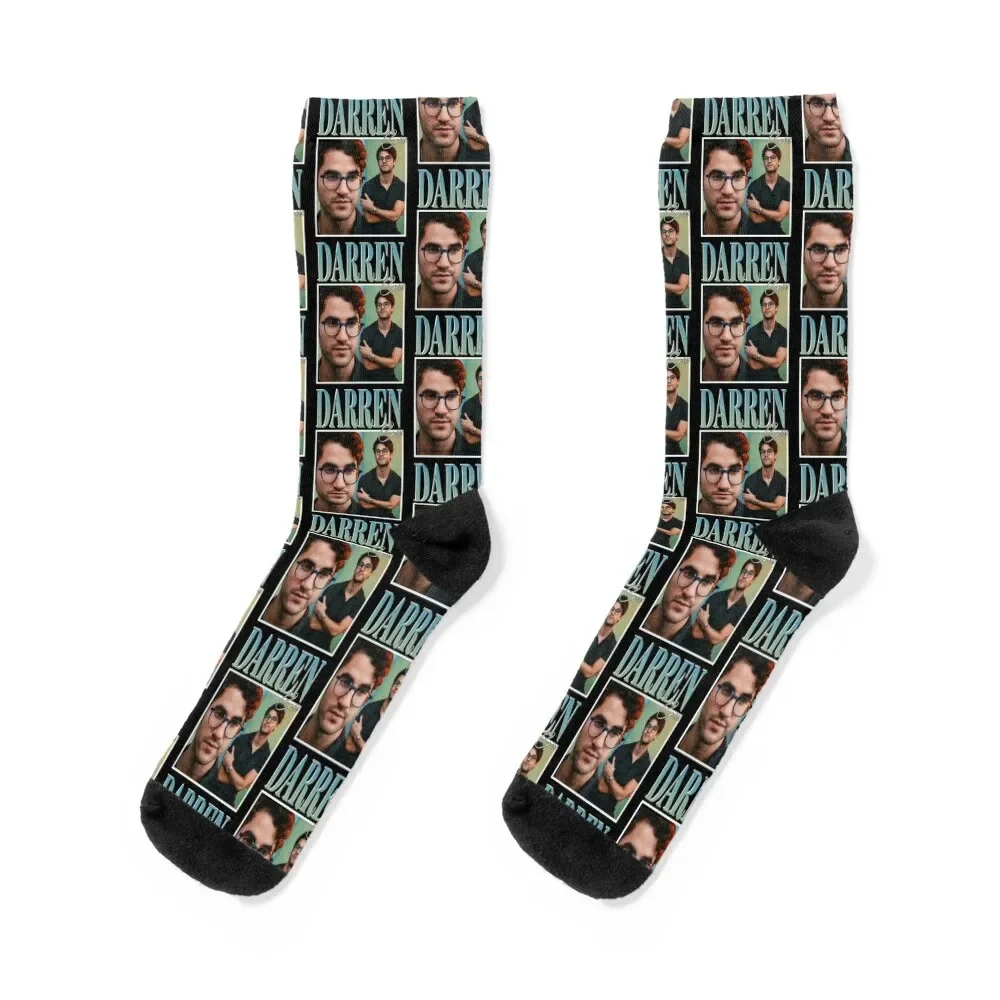 

Darren Criss Socks football Christmas fashionable Luxury Woman Socks Men's