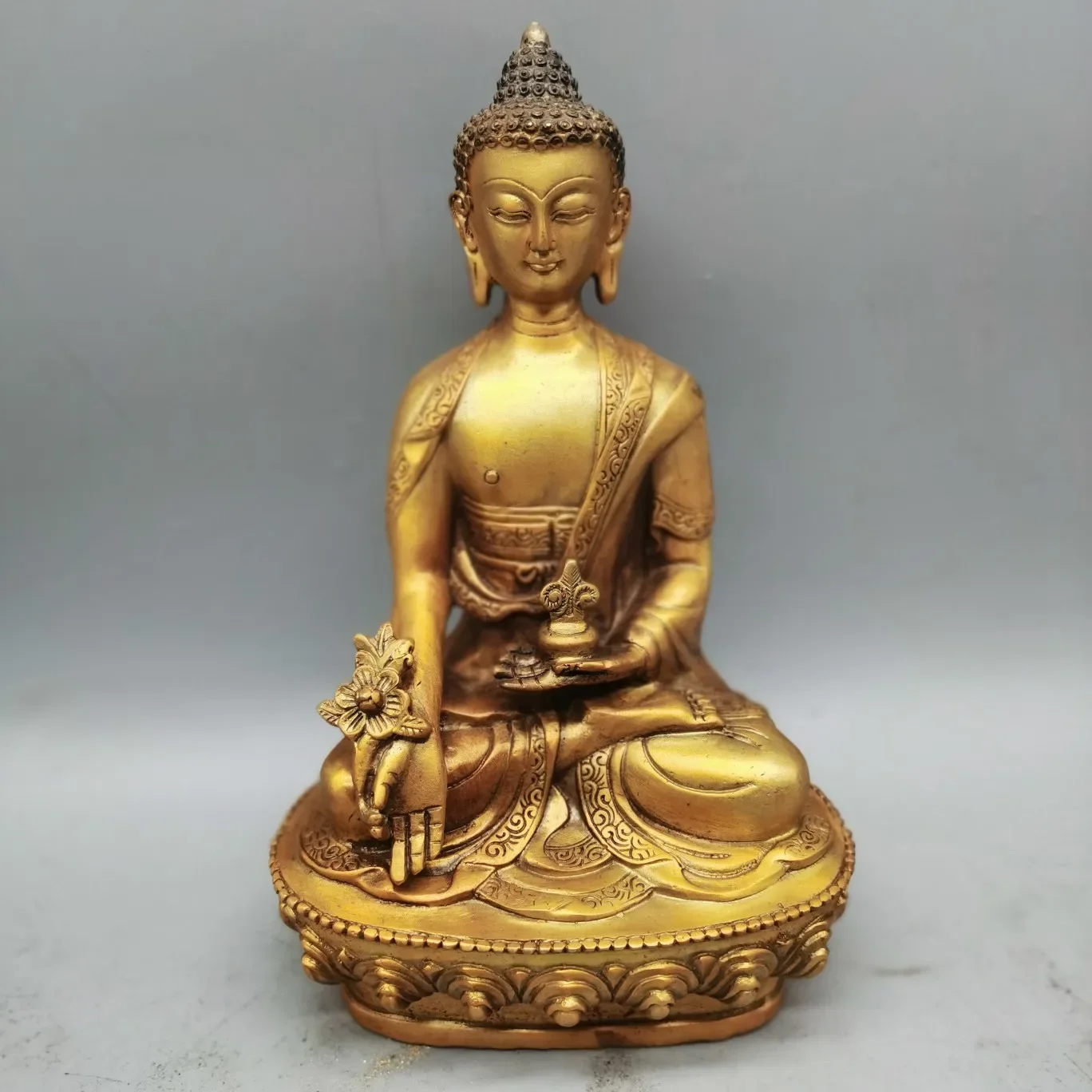 amita-bouddhisme-tibetain-en-laiton-amitabha-bouddha-archaique-bhagavan-amitābha-statue-2